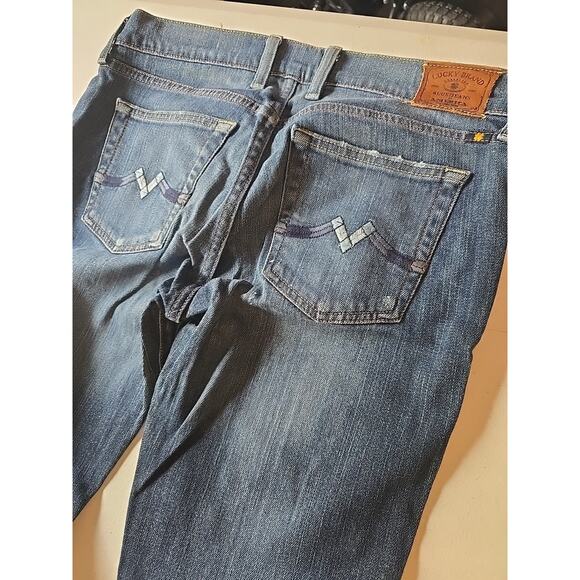 Lucky Brand Jeans Women's Size 4/27 Blue Denim Pockets Sweet'n Straight Low Rise - Picture 6 of 7